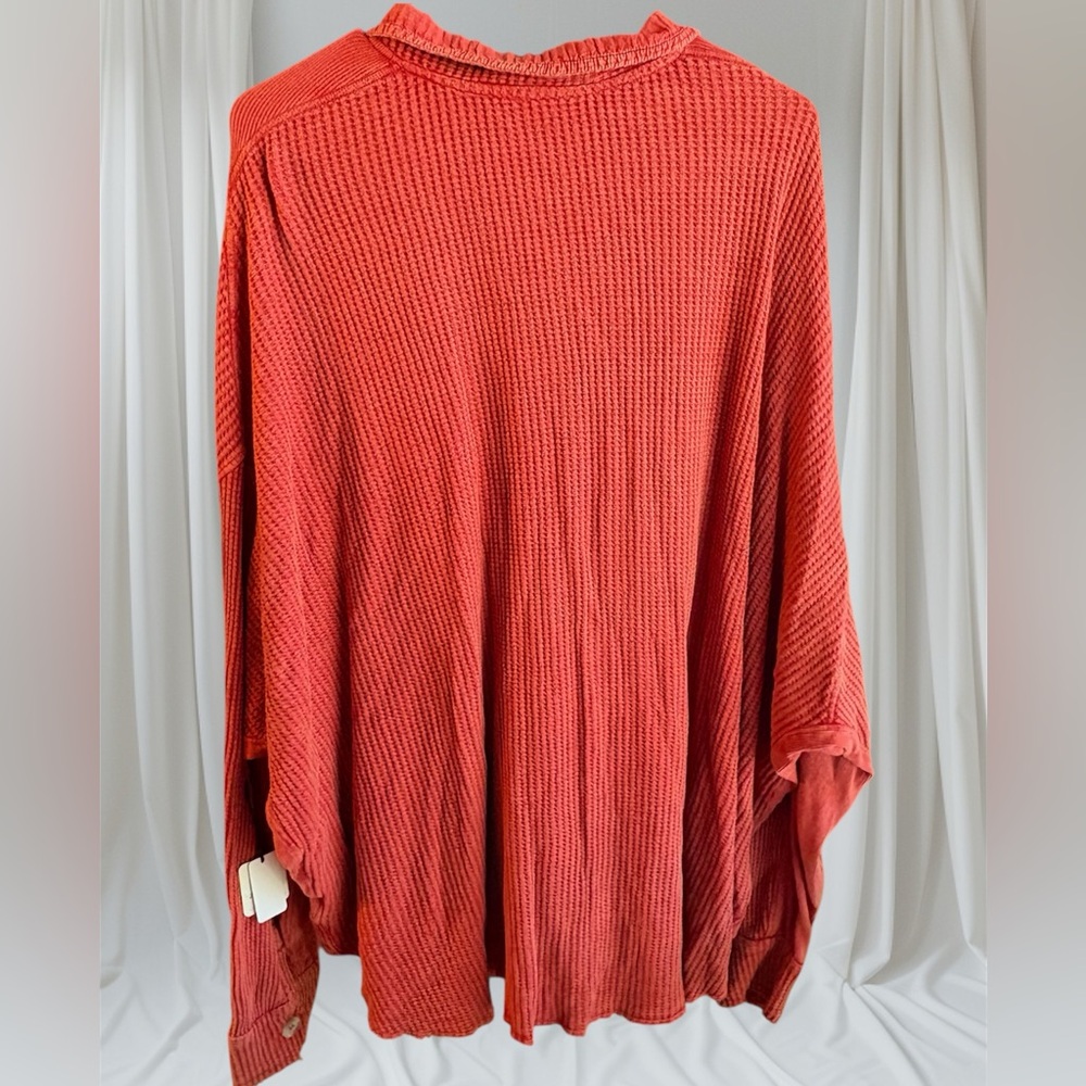 Free People NWT Women’s Oversized One Scout Jacket Rust Color Size L $128 Retail - Picture 13 of 16